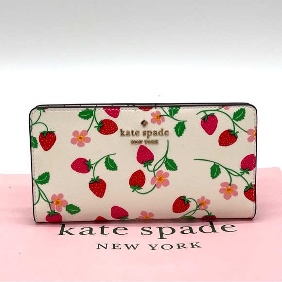 kate spade Handbags - Kate Spade Madison Large Slim Bifold Wallet